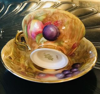 Ansley Orchard Gold Cup &saucer
