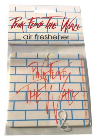 Pink Floyd The Wall Auto Car Truck Office Air Freshener - Vanilla Scent
