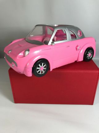 2002 Polly Pocket Car / Limo Pink With Tv & Pool Transforms