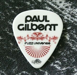 Paul Gilbert // 2010 Fuzz Universe Tour Guitar Pick // Racer X Mr Big Foghat