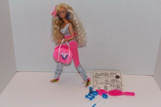 Barbie And The All Stars Doll 9099 Mattel 1989 Workout Exercise