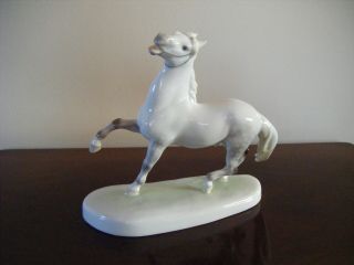 Vintage Herend Hungary Horse Porcelain Figurine