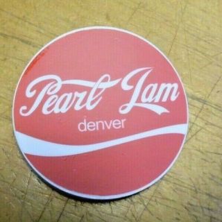 Pearl Jam Denver 3 " Vinyl Window Decal &