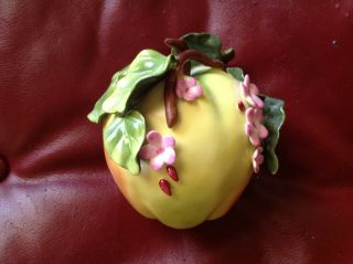 Katherine Houston Porcelain Apple Beautifully Detailed