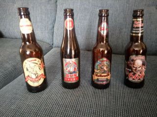 Iron Maiden Trooper Beer Empty Bottles 666 Hallowed Sun & Steel Red & The Black