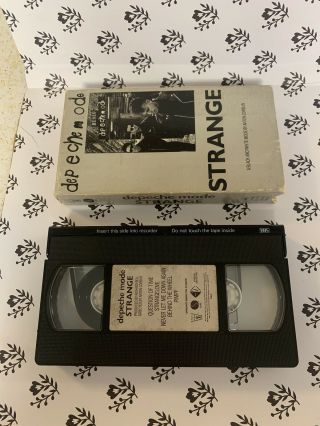 Depeche Mode Strange VHS 3