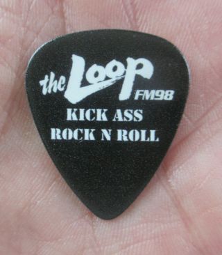 Wlup Loop Fm Chicago Radio Station Collectors Guitar Pick Kick A Rock N Roll