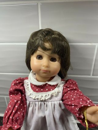 Gotz Puppe 15” Brown Hair Brown Eyes Girl Germany Doll With Outfit