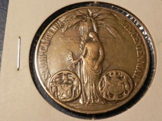 1670 - 1970 3 In South Carolina Tricentennial Medal By Philadelphia P Scarce