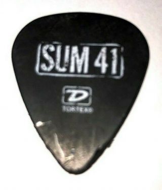 Sum 41 Deryck " Bizzy D " Whimbley Authentic Guitar Pick