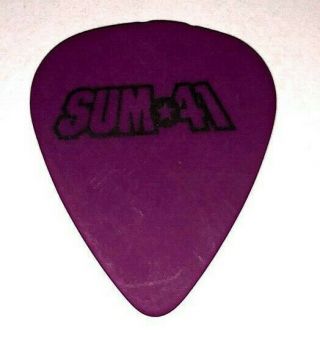 Sum 41 Dave Baksh Authentic Guitar Pick