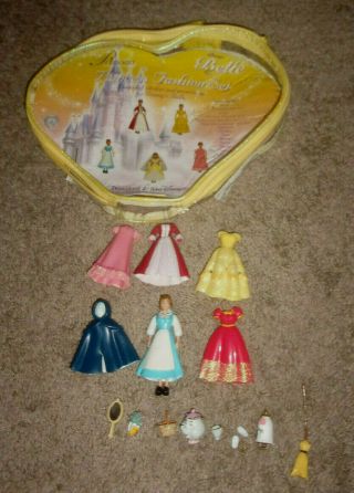 Disney Princess Belle Polly Pocket Playset With Carrying Case