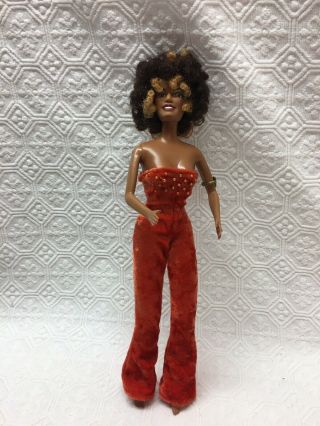 Spice Girls On Stage Doll Scary Spice Mel B Rare Red Orange Fashion Loose Doll
