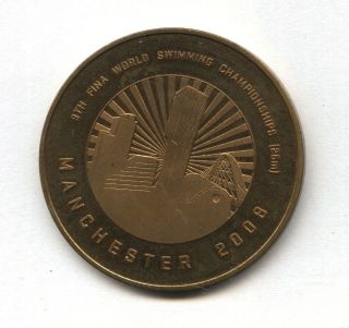 9th FINA WORLD SWIMMING CHAMPIONSHIPS - Manchester 2008 participation medal 2