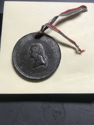 1889 Springfield,  Illinois George Washington Inauguration Centennial Medal - Rare