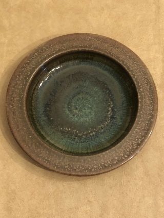 Edwin & Mary Scheier Studio Pottery Shallow Bowl Signed