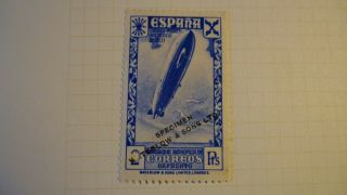 Waterlow & Sons Specimen Stamp From Spain 1940 