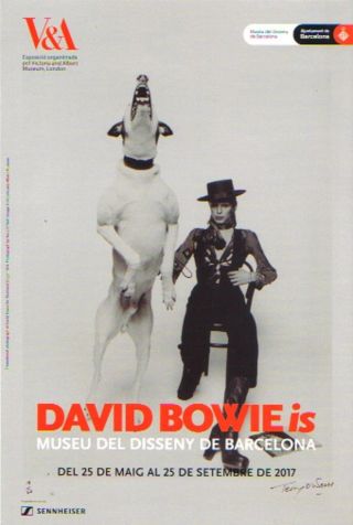 David Bowie Is.  2017 V&a Exhibition Flyer.  Diamond Dogs - Terry O 