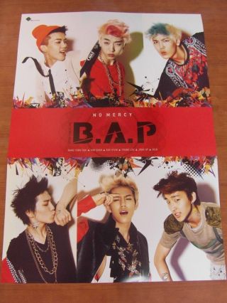 B.  A.  P - No Mercy [official] Poster K - Pop Bap