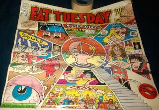 Fat Tuesday Califuneral 1992 Promo Poster