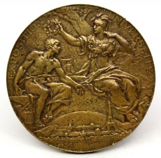 Bronze Medal / Paris Universal Exposition 1889 / France By Louis Bottee