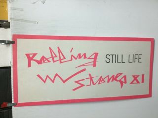 Rolling Stones Still Life Promo Poster 11 X 24