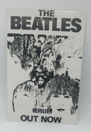 The Beatles - Revolver Out Now - 6 " X4 " - Post Card Postcard - Jaded Prod.