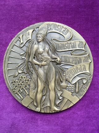 Antique Bronze Medal Made By Vasco Berardo,  1973