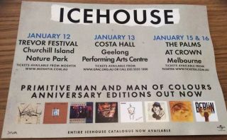 Promotional Concert Flyer For The Icehouse Special Encore January 2013 2