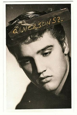Elvis Presley Vintage B/w Studio Print 7 - Memphis,  Tn - July 10,  1955