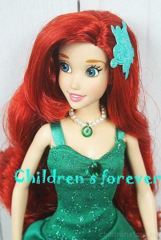 Disney Store Classic The Little Mermaid Ariel Princess Doll 12 " W Outfit Collect