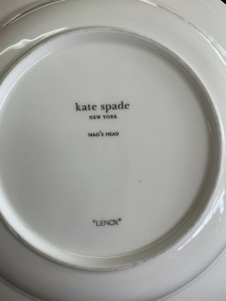 Lenox kate spade York Nags Head Navy/White Set of 6 Large Bowls 4 Plates 3