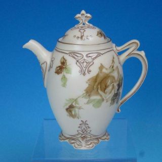 Ohme Old Ivory Silesia 16 Porcelain - Demitasse Coffee Pot