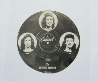 The Dinning Sisters At The Hotel Sherman College Inn Chicago (1945)