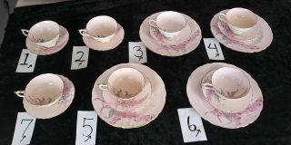 Paragon Fine China England Lilac Dessert,  Tea Cup & Saucer Set - Priced Per Set