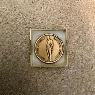 Medallion Commemorating Dedication Of Henry Ford Memorial Dearborn Mi 1975 $40