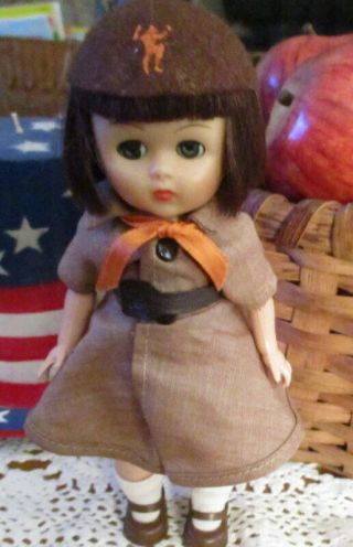 Vintage Girl Scout Brownie Walking Doll 8 
