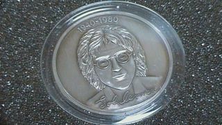 John Lennon Estate Sterling Silver Give Peace A Chance Limited Edition 10000
