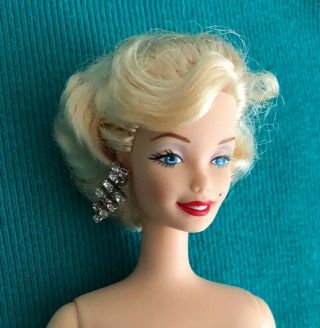 BARBIE AS MARILYN MONROE BLONDE BOMBSHELL 1 COLLECTOR EDITION NUDE 3