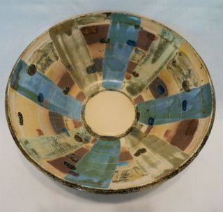 Margaret Flowers San Antonio Texas Artist Glaze Test Pottery Ceramic Bowl