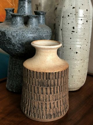 W.  Davis Vase Robert Maxwell Cressey Mid Century Modern Style Studio Art Pottery