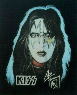 Ace Frehley Kiss Sticker Space Ace Kiss Space Man 2.  3/4 " X 3 "