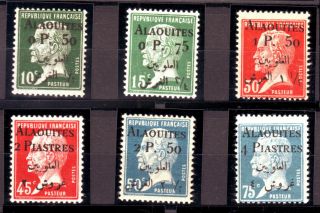 Alaouites,  Syria,  Syrie,  Syrien,  1925,  Yv 16/21,  Sans Charniere,  Luxe Mnh