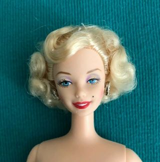 Barbie As Marilyn Monroe Blonde Bombshell 2 Collector Edition Nude