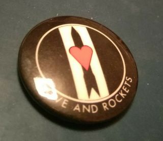 Love And Rockets /bauhaus / Beggars Promo Badge 1 " From 1988