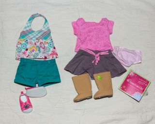 2 American Girl Doll Outfits - True Spirit Outfit And My Ag Easy Breezy Outfit