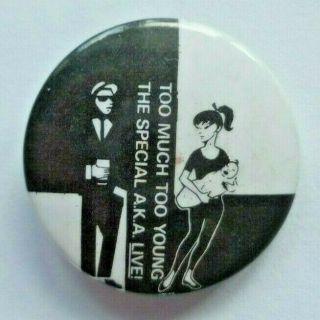 Vintage The Specials Badge Early 1980 