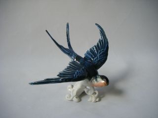 Vintage Karl Ens Porcelain Swallow Bird Figurine