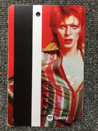 Limited Edition David Bowie Metrocard Mta Nyc Subway Expired/no Fare