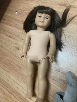 18 Inch American Girl Doll Circa 2013 Brunette No Clothes Or Accessories 3